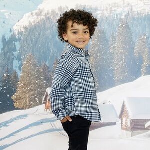 Miles the Label Brushed Flannel Checkered Shirt 100% Cotton